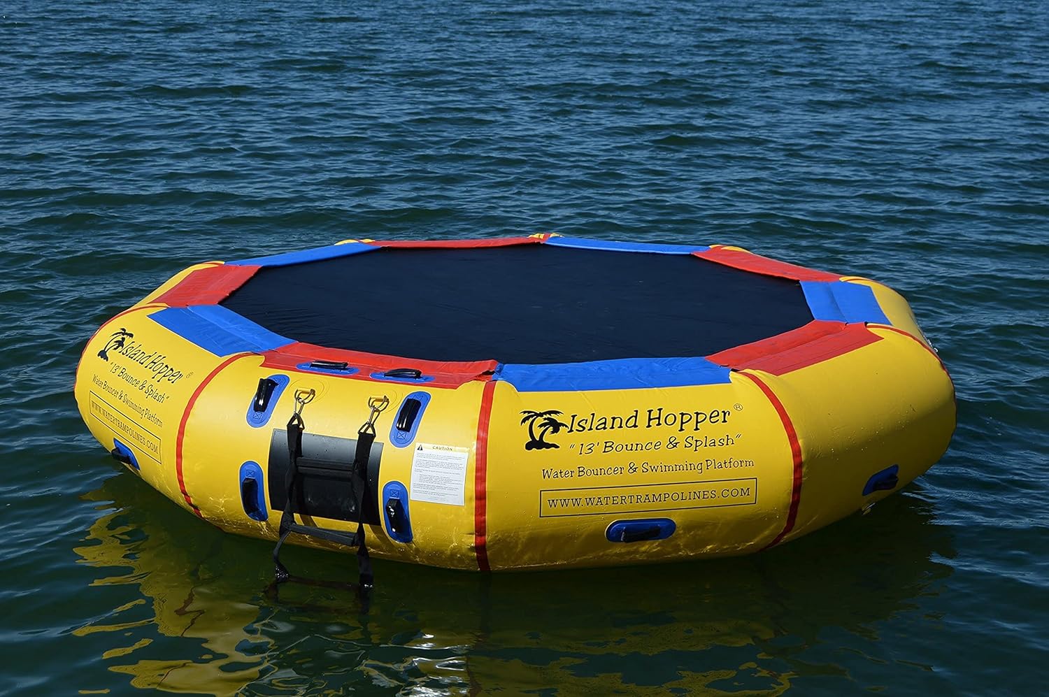 Island Hopper 13' Bounce N Splash Padded Water Bouncer