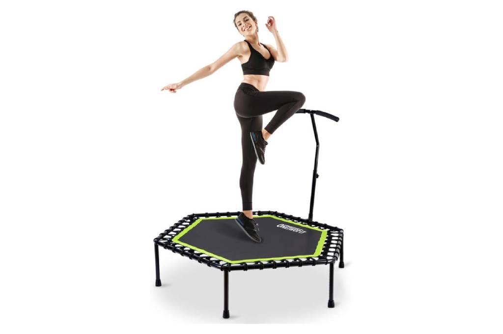 ONETWOFIT 48" Silent Mini Trampoline