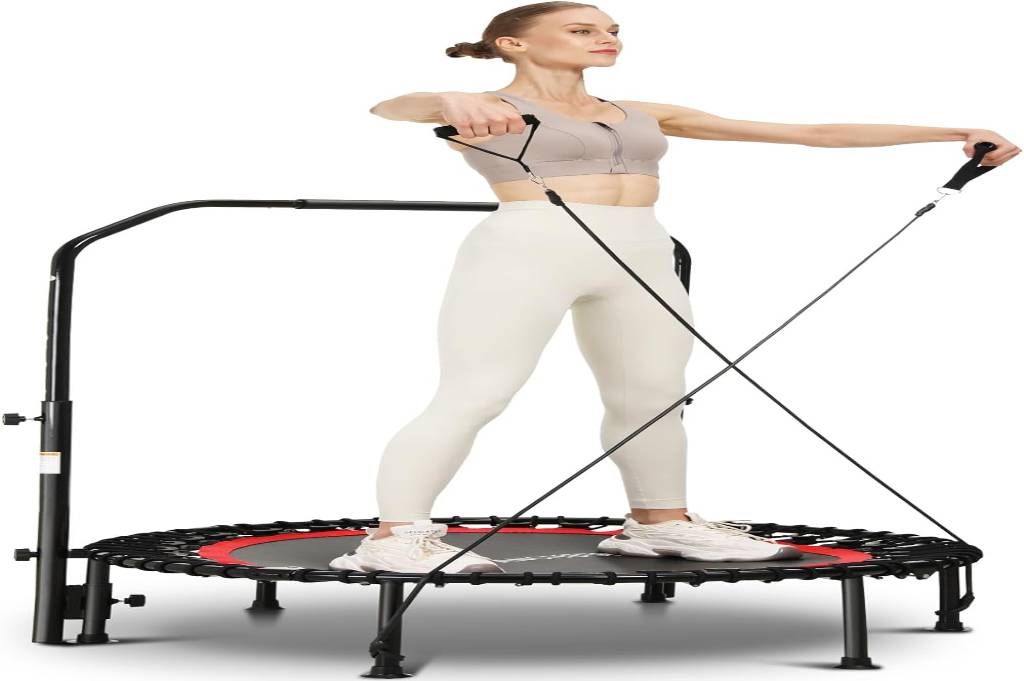 ANCHEER 40-Inch Foldable Mini Trampoline