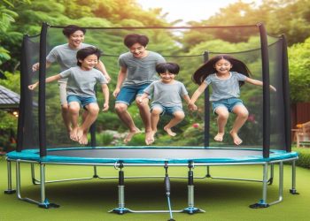 Trampolines with Anchor Kits